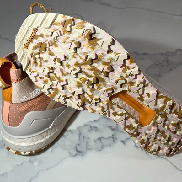 Adidas Terrex Free Hiker 2.0 GORE-TEX Women’s Hiking Shoes – Wonder Beige / Pink - Picture 5 of 7